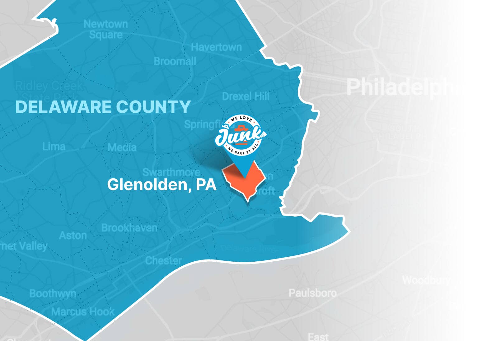 Glenolden, PA map