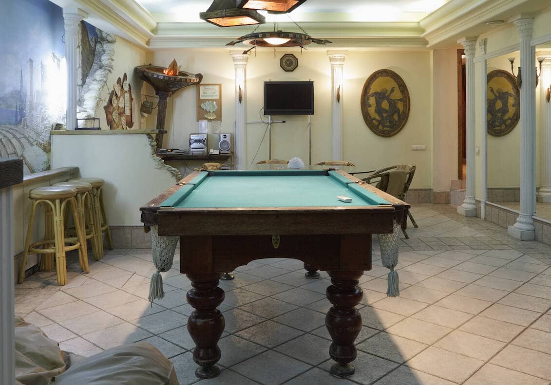 Billiard Table in a Lounge